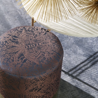 Clarke & Clarke Leopardo Fabric in Antique / Noir